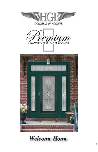 Cover of Storm Door Product Guide