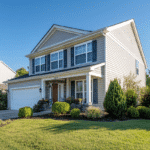 Two-story home with vinyl siding – siding comparison pros and cons